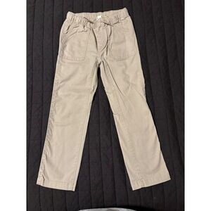 Gap Kids Khaki Pull On Pants Size‎ S Elastic Waist Chino Casual Bottoms